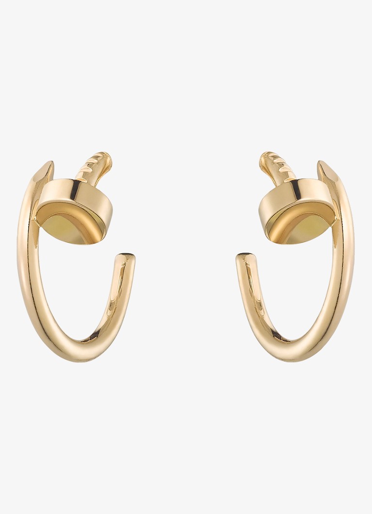 Cartier Dames Juste un Clou oorringen van 18 karaat geelgoud CRB8301235 in de kleur Geelgoud