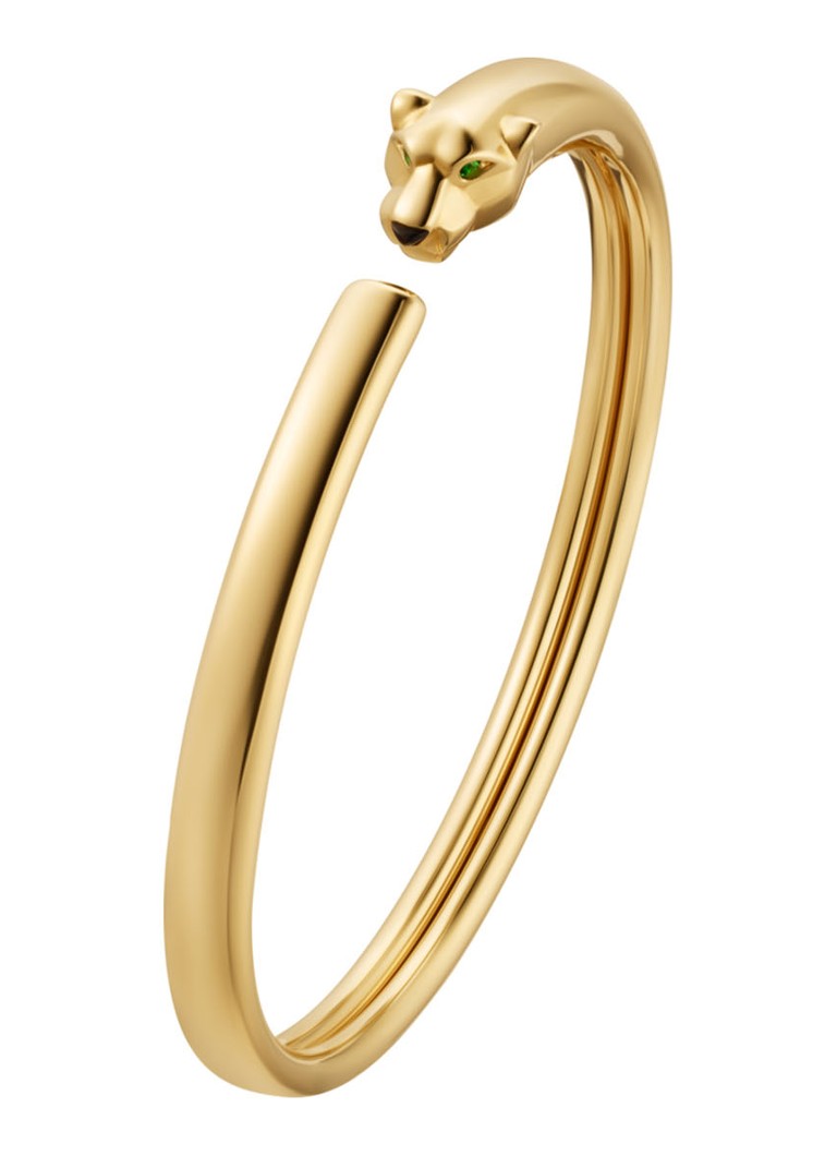 Cartier Dames Panthère de Cartier armband van 18 karaat geelgoud met onyx en tsavoriet CRB6067200 in de kleur Geelgoud