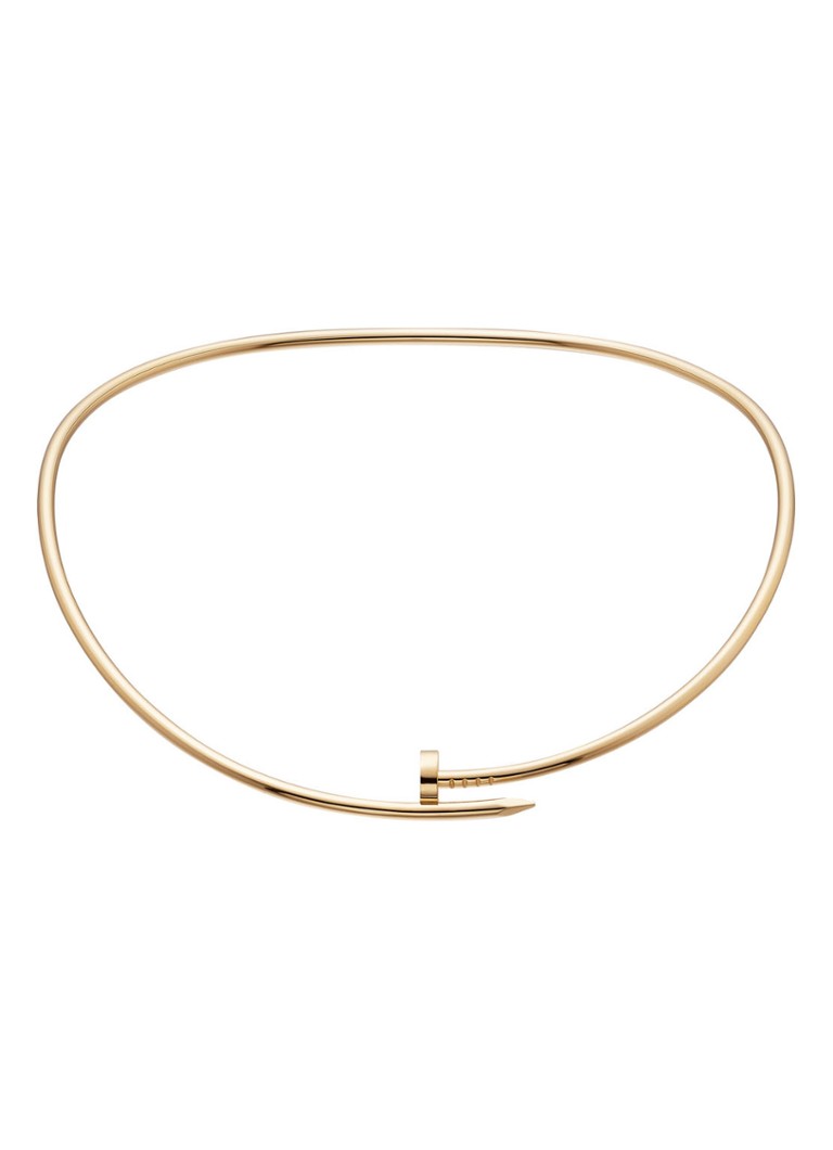 Cartier Dames Juste un Clou small ketting van 18 karaat geelgoud CRB7224799 in de kleur Geelgoud