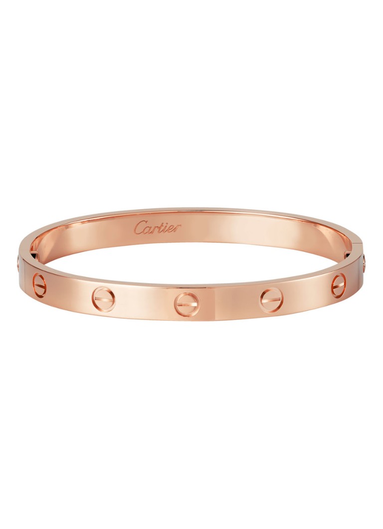 Cartier Dames LOVE armband van 18 karaat roségoud CRB6067400 in de kleur Roségoud