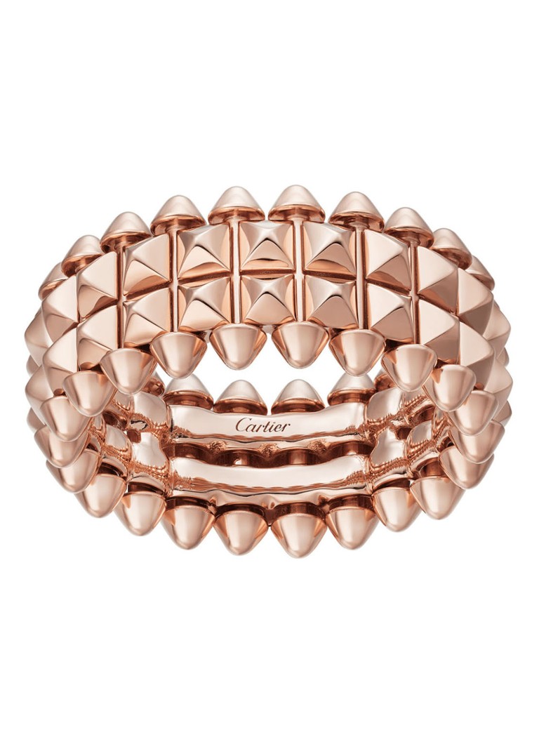 Cartier Dames Clash de Cartier ring van 18 karaat roségoud CRB4237800 in de kleur Roségoud