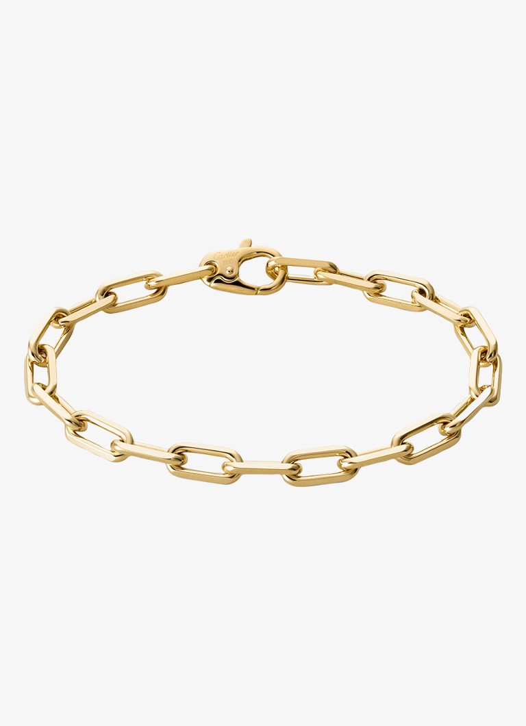 Cartier Heren Santos de Cartier armband medium van 18 karaat geelgoud CRB6021300 in de kleur Geelgoud