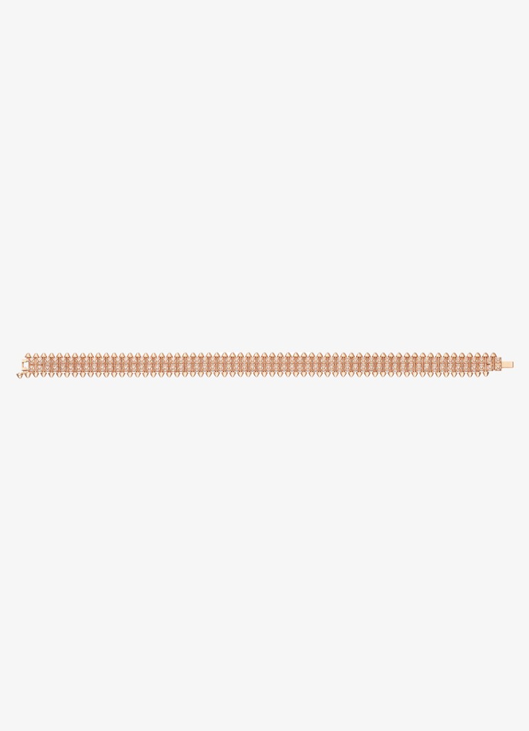 Cartier Dames Clash de Cartier armband, flexible van 18 karaat roségoud met 1.81 ct diamant CRN6723617 in de kleur Roségoud