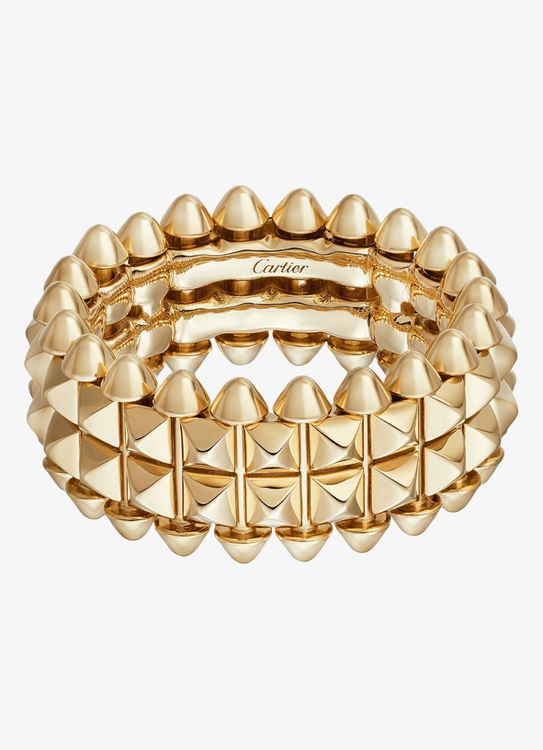 Cartier Dames Clash de Cartier ring van 18 karaat geelgoud CRB42383 in de kleur Geelgoud