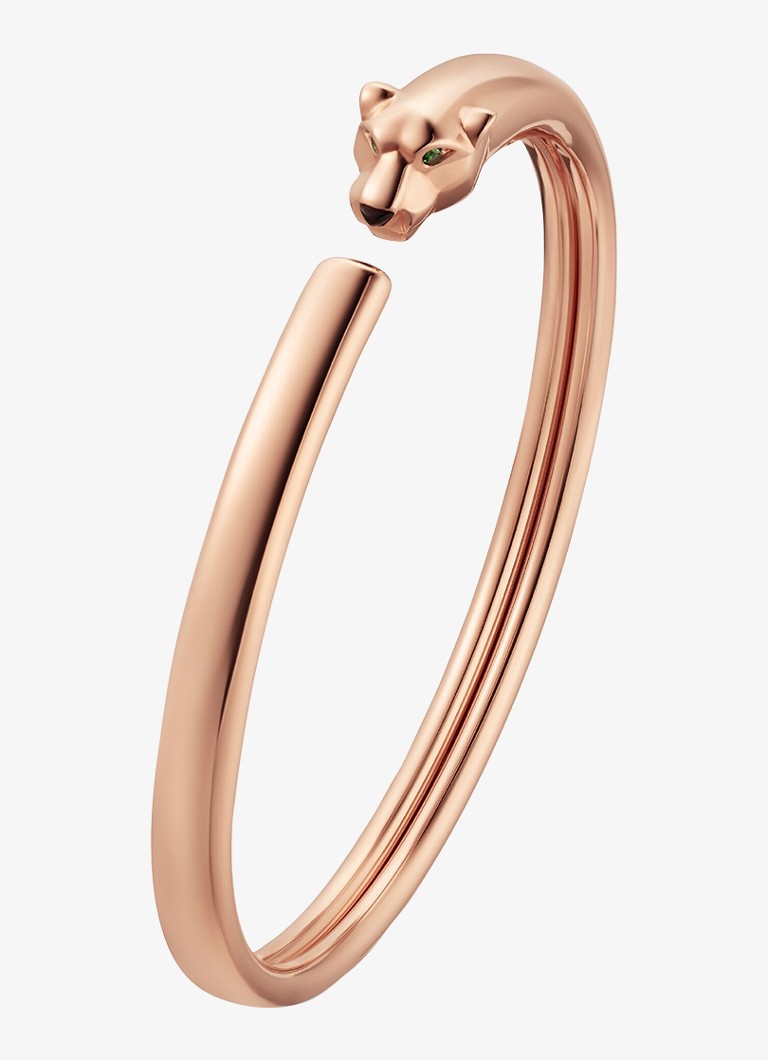 Cartier Dames Panthère de Cartier bangle, klein model van 18 karaat roségoud CRB6078417 in de kleur Roségoud