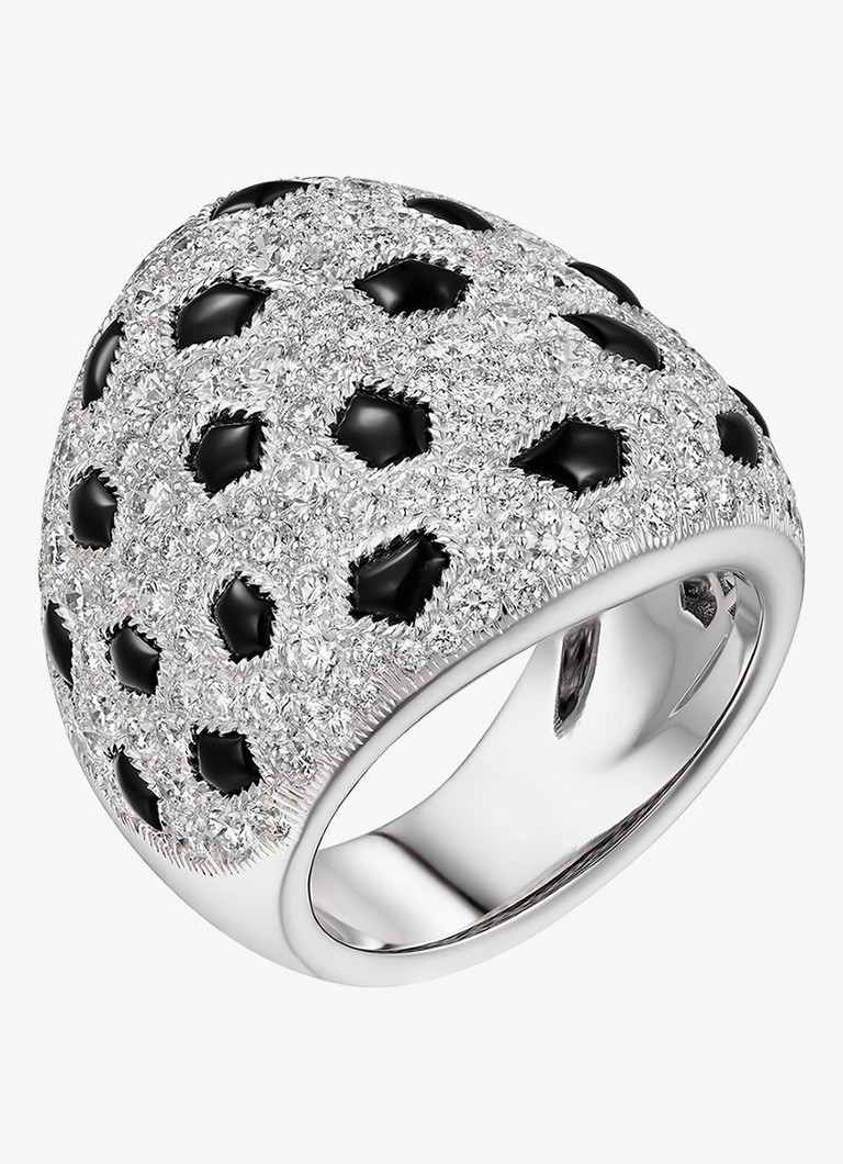 Cartier Dames Panthère de Cartier ring van 18 karaat witgoud met 2.30 ct diamant CRN4788200 in de kleur Witgoud