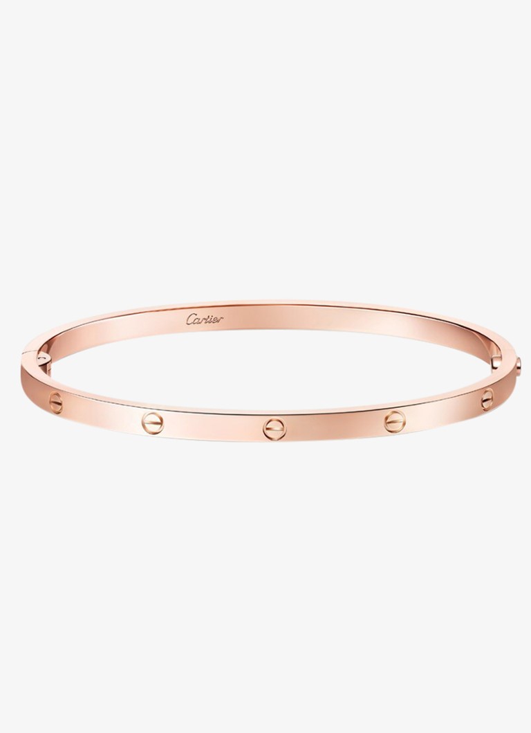 Cartier Dames LOVE armband van 18 karaat roségoud CRB6079015 in de kleur Roségoud