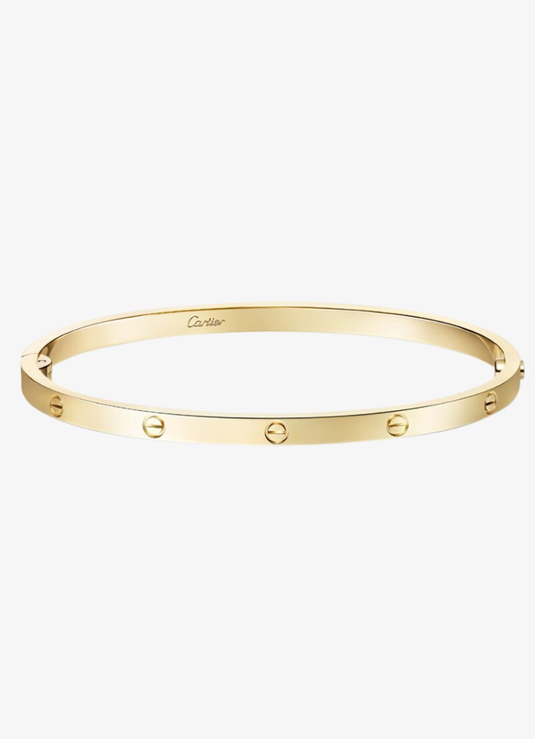 Cartier Dames LOVE Small armband van 18 karaat geelgoud CRB6079115 in de kleur Geelgoud