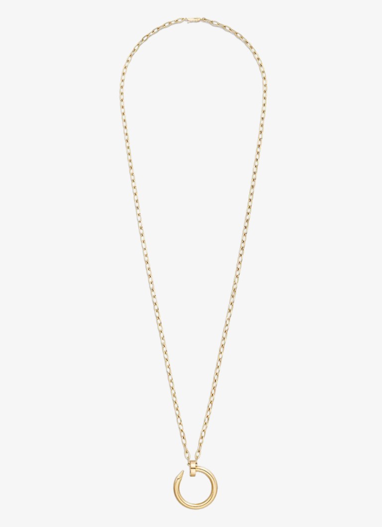 Cartier Dames Juste un Clou ketting van 18 karaat geelgoud CRN7424510 in de kleur Geelgoud