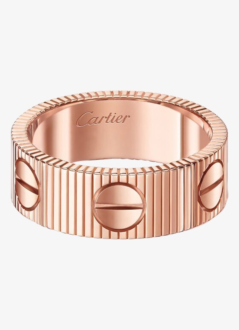 Cartier Dames LOVE Unlimited ring van 18 karaat roségoud CRB42476 in de kleur Roségoud