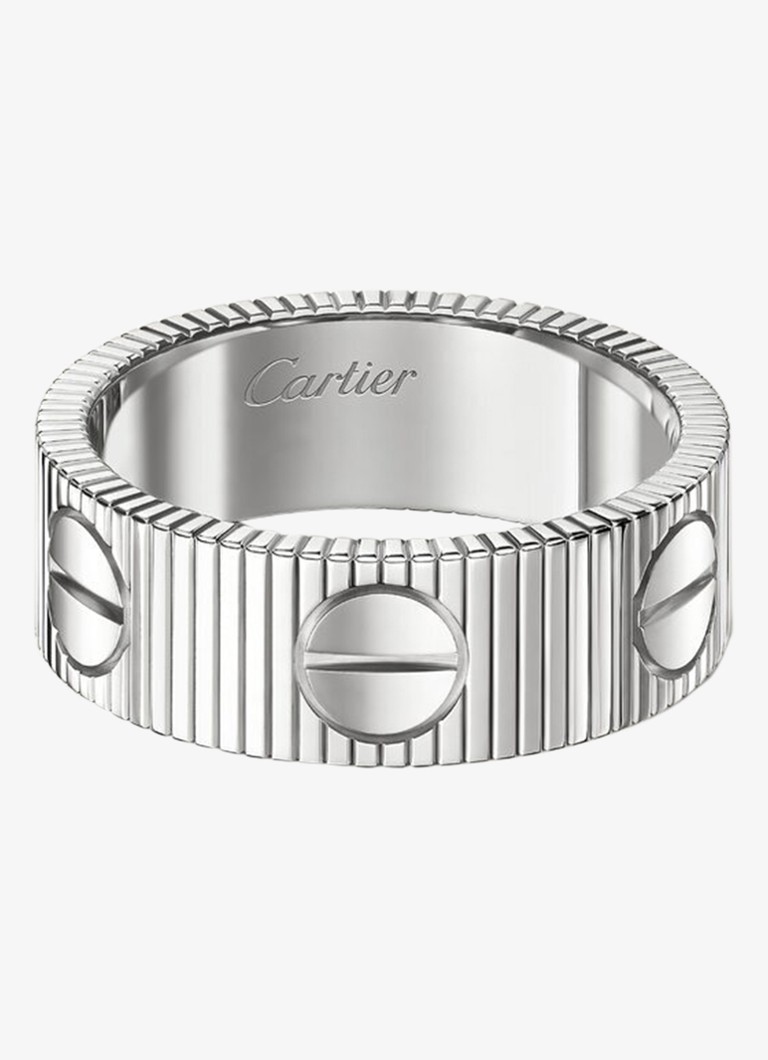 Cartier Dames LOVE Unlimited ring van 18 karaat witgoud CRB42477 in de kleur Witgoud