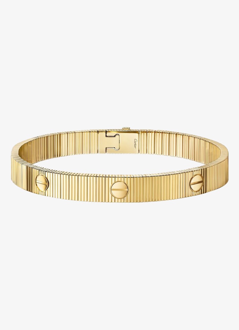 Cartier Dames LOVE Unlimited armband van 18 karaat geelgoud CRB60889 in de kleur Geelgoud