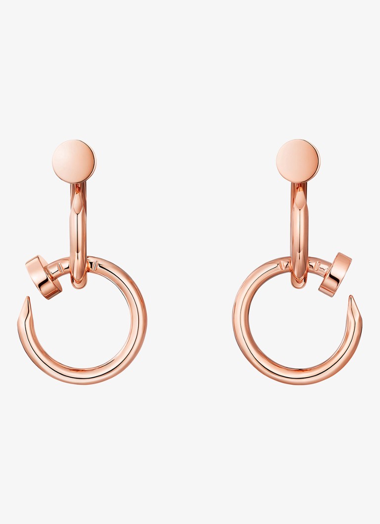 Cartier Dames Juste un Clou oorstekers van 18 karaat roségoud CRB8301527 in de kleur Roségoud
