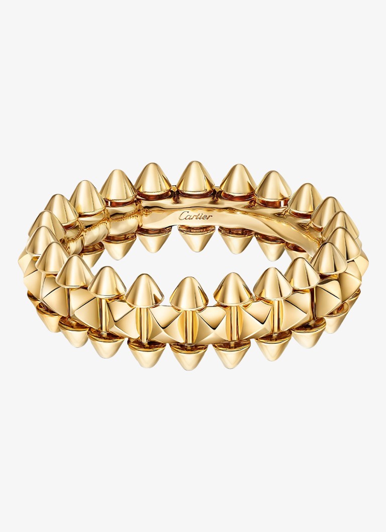 Cartier Dames Clash de Cartier ring, klein model van 18 karaat geelgoud CRB42384 in de kleur Geelgoud