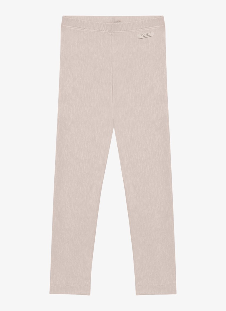Donsje Amsterdam Meisjes Nienja legging met logo in de kleur Lila, maat: 5-6Y=116