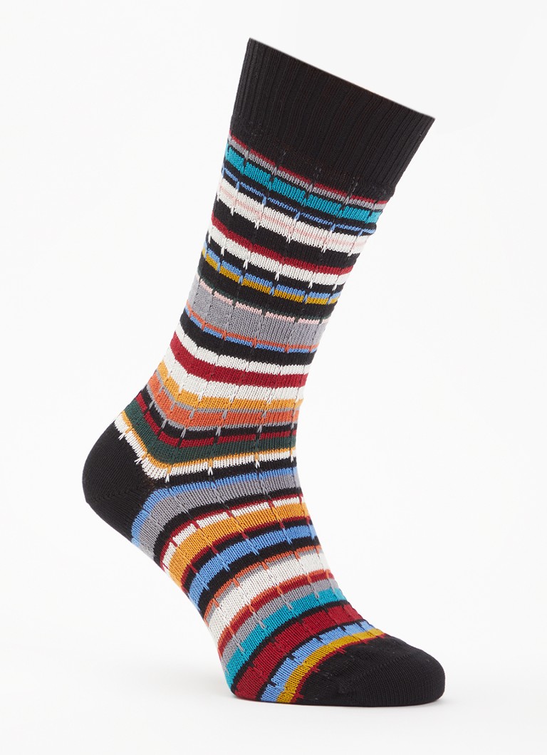 Paul Smith Heren Cable sokken in katoenblend met print in de kleur Multicolor, maat: OS