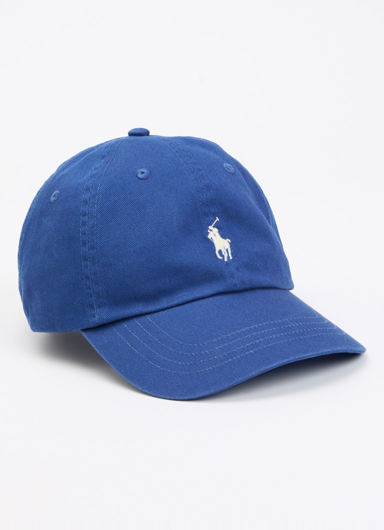 Ralph Lauren Heren Pet met logoborduring in de kleur Kobaltblauw, maat: OS