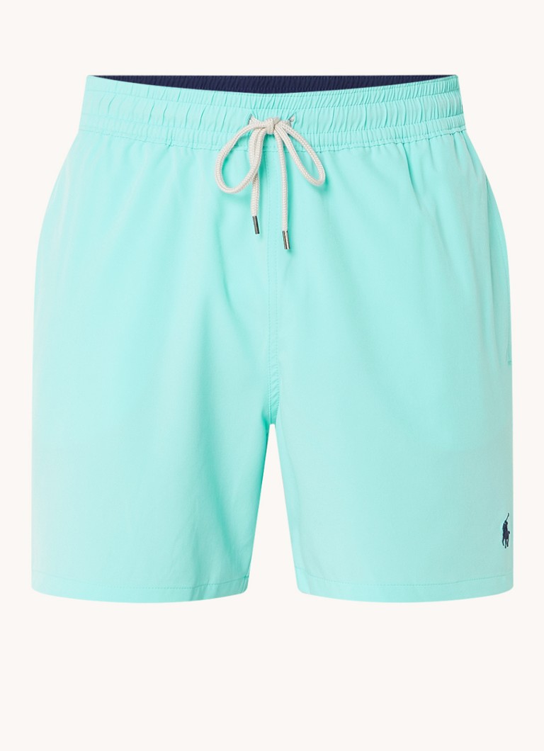 Ralph Lauren Heren Zwemshorts met steekzakken en logo in de kleur Mint, maat: XL