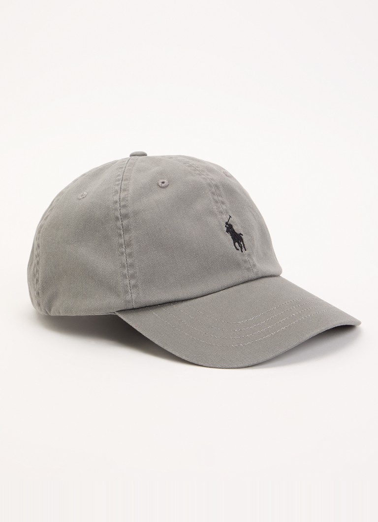 Ralph Lauren Heren Pet met logo in de kleur Grijs, maat: One Size