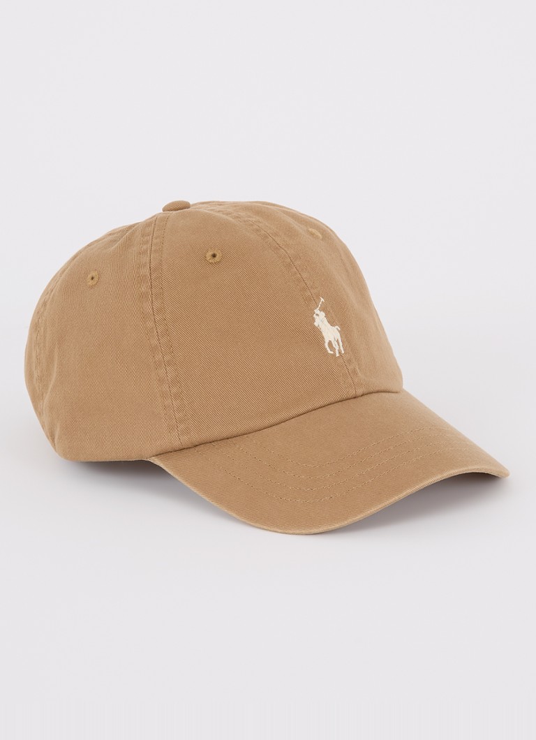 Ralph Lauren Heren Pet met logo in de kleur Camel, maat: One Size