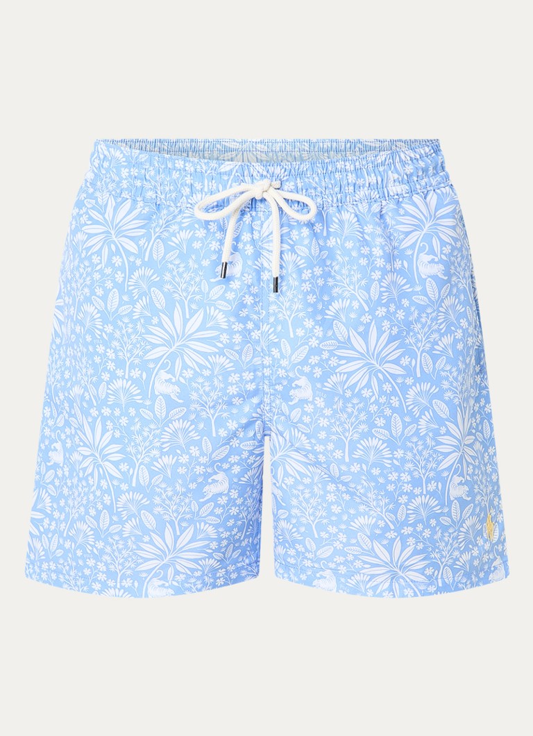 Ralph Lauren Heren Zwemshorts met logo in de kleur Blauwgrijs, maat: XXL
