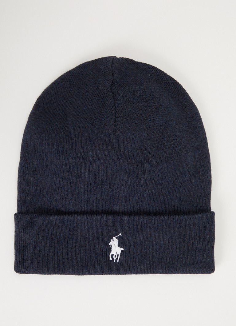 Ralph Lauren Heren Fijngebreide muts met logo