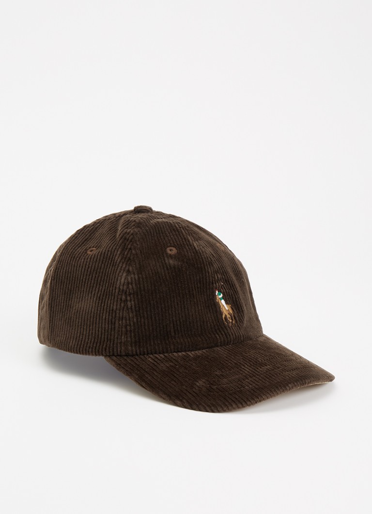 Ralph Lauren Heren Pet van corduroy met logoborduring