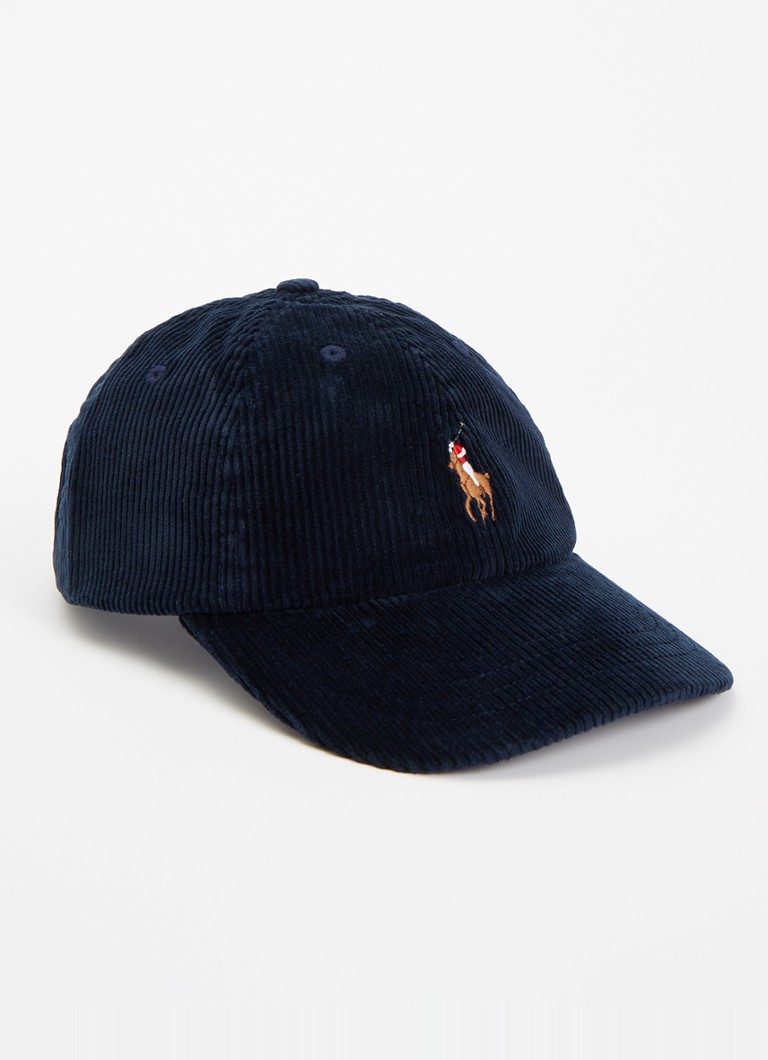 Ralph Lauren Heren Pet van corduroy met logoborduring