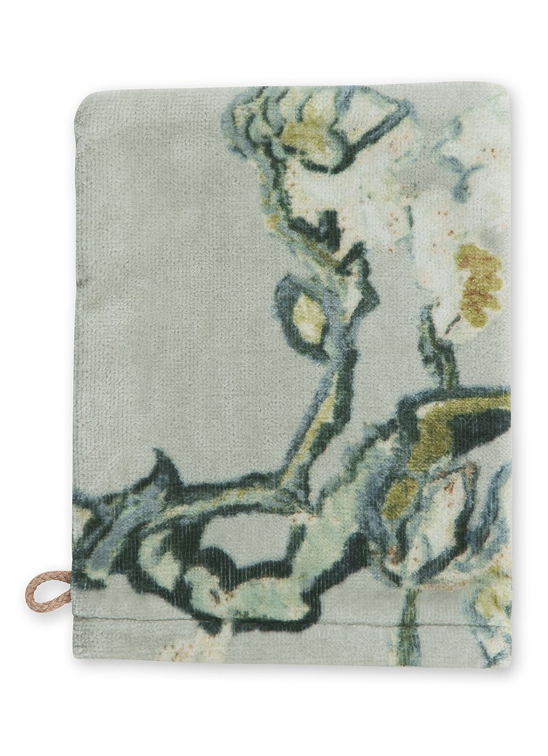 Van Gogh Museum Blossom washandje 16 x 22 cm Groen - Deal