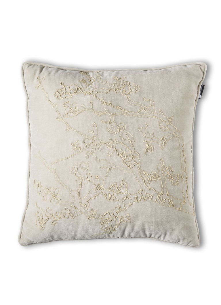 Van Gogh Museum Broderie Fleurie sierkussen 50 x 50 cm Beige - Deal