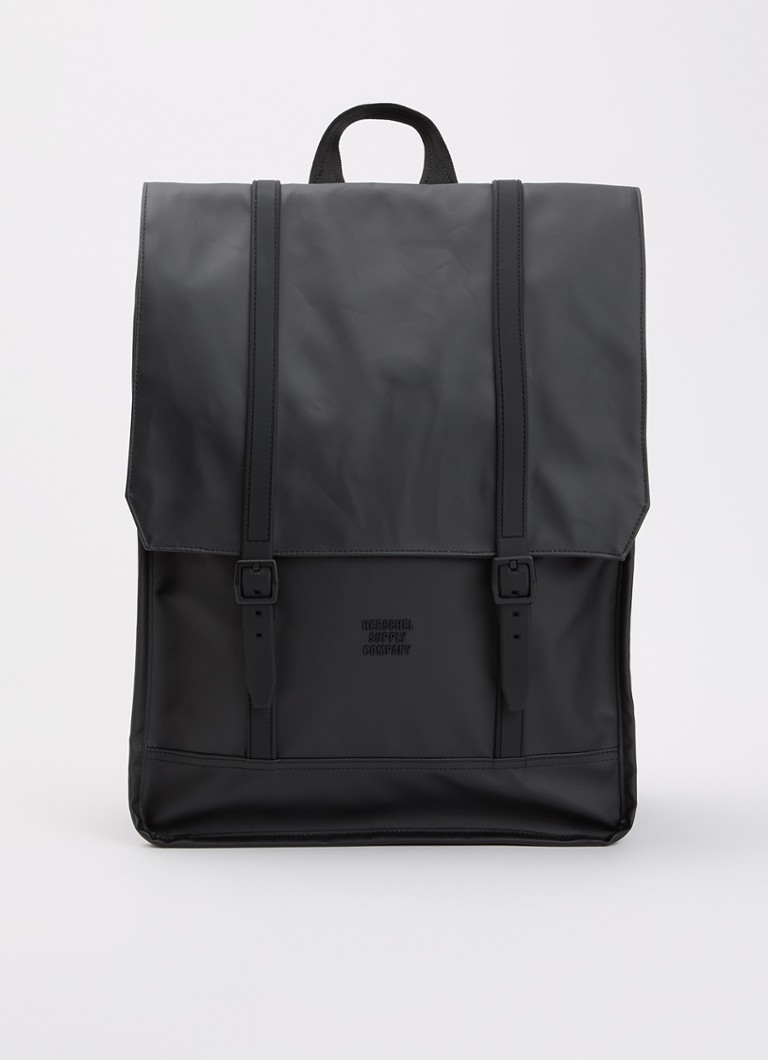 Herschel Supply Dames Survey rugzak met 16 inch laptopvak en waterafstotende coating in de kleur Zwart, maat: 17x45cm