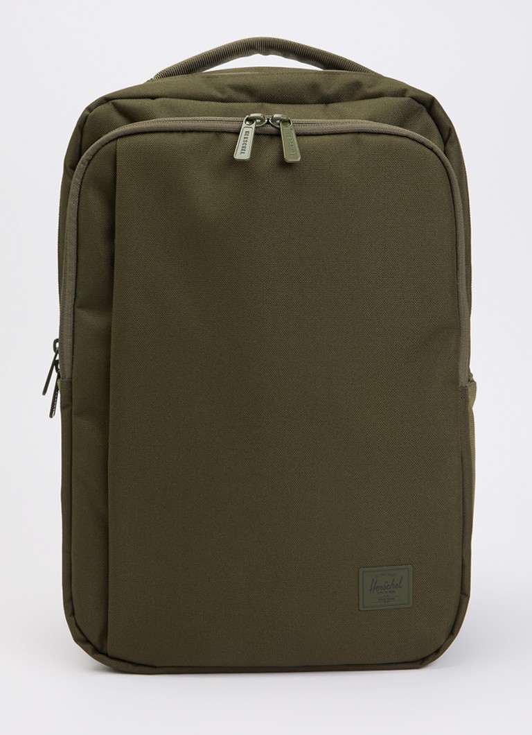 Herschel Supply Heren Tech Division Kaslo rugzak met 15 inch laptopvak in de kleur Mosgroen, maat: 1maat