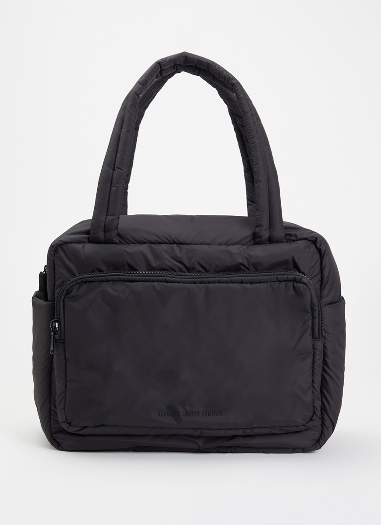 Herschel Supply Dames Cloudform handtas met logo in de kleur Zwart, maat: 31x40x32