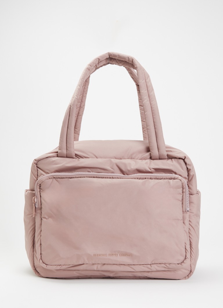 Herschel Supply Dames Cloudform handtas met logo in de kleur Roze, maat: 31x40x32