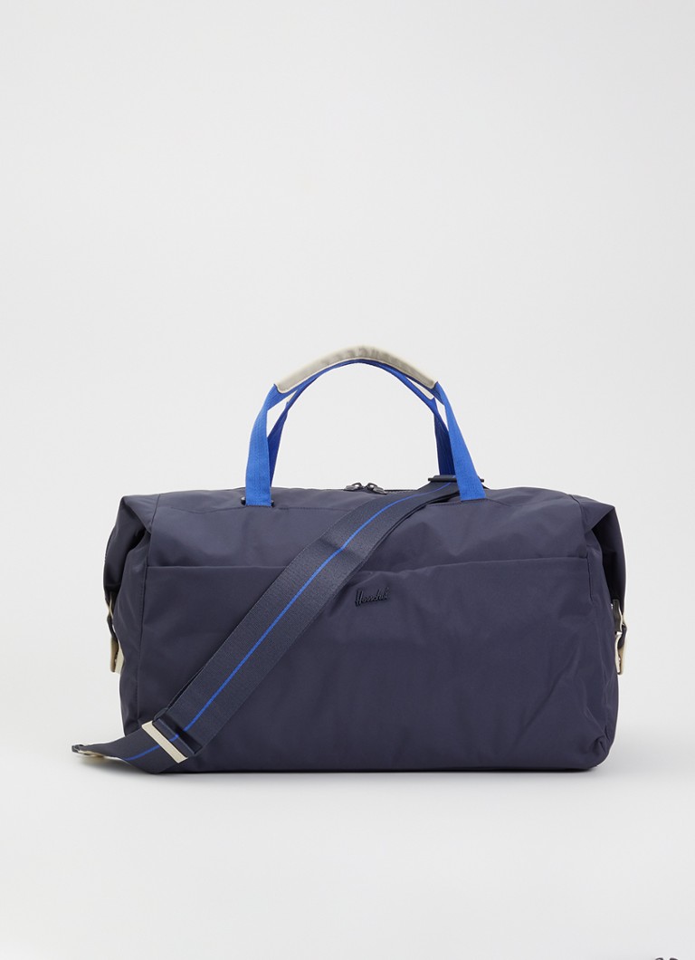 Herschel Supply Maia weekendtas met 16 inch laptopvak en afneembare schouderriem Blauw - Deal