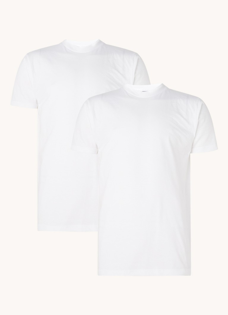 Alan Red Heren Virginia T-shirt met ronde hals in 2-pack in de kleur Wit, maat: S