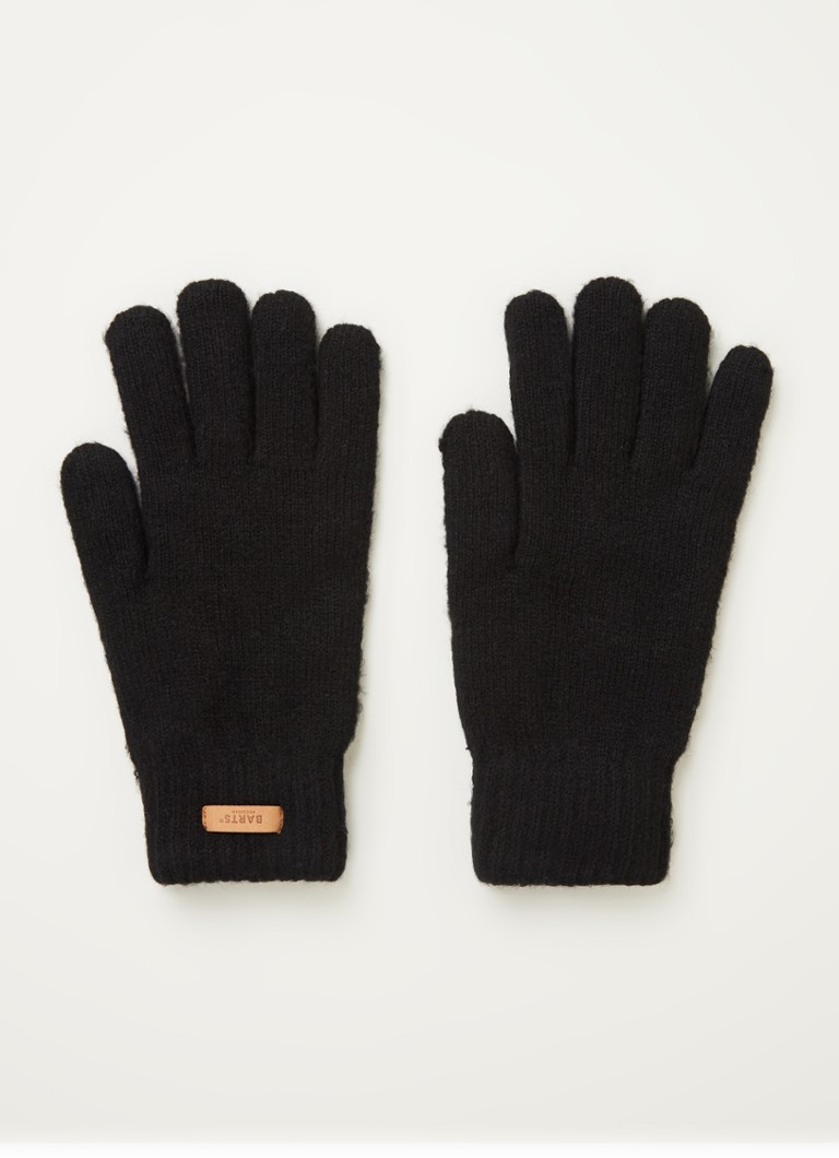 Barts Dames Witzia fijngebreide handschoenen in de kleur Zwart, maat: OS
