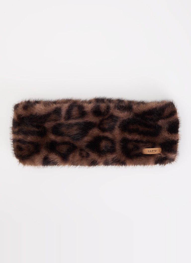 Barts Dames Hoofdband van imitatiebont in de kleur Bruin, maat: ONE SIZE