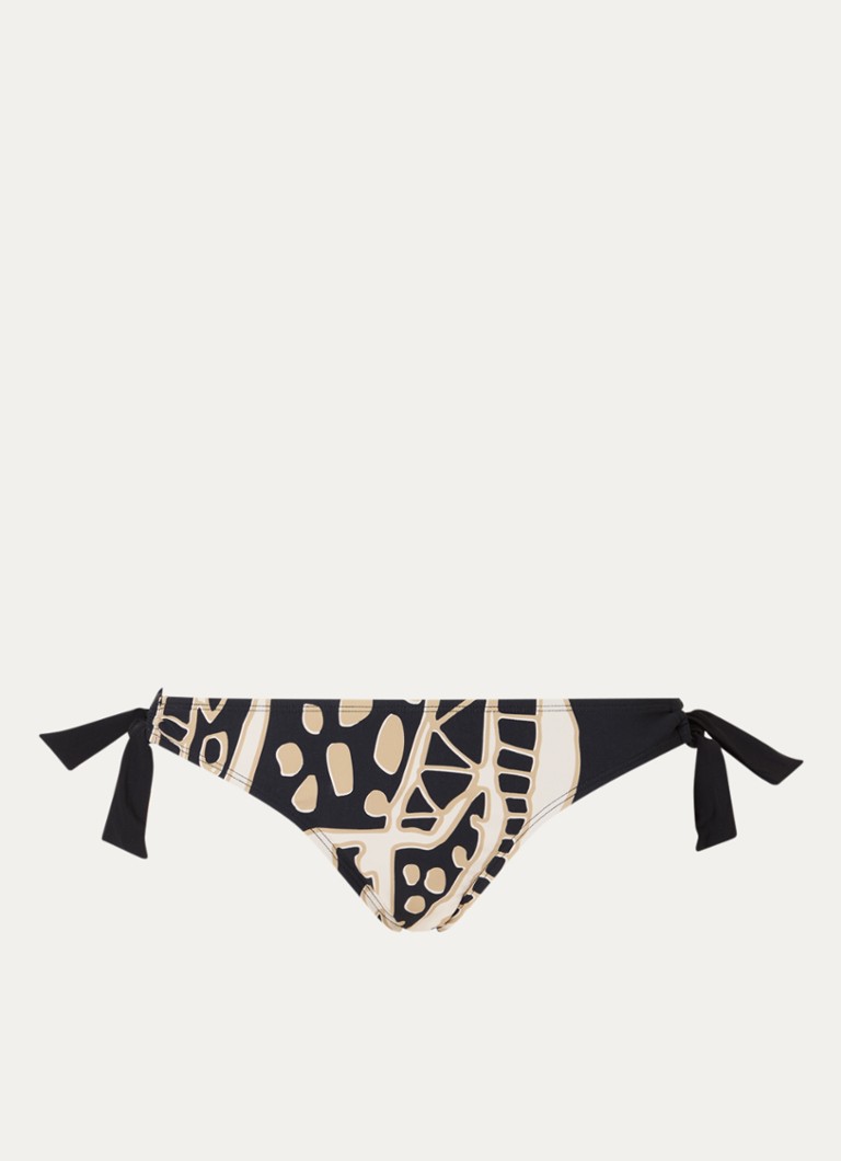Barts Dames Buhrn bikinislip met print in de kleur Zwart, maat: 38