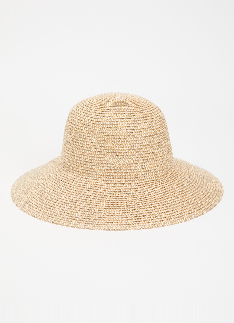 Barts Dames Tehina hoed van raffia met lurex in de kleur Beige, maat: OS