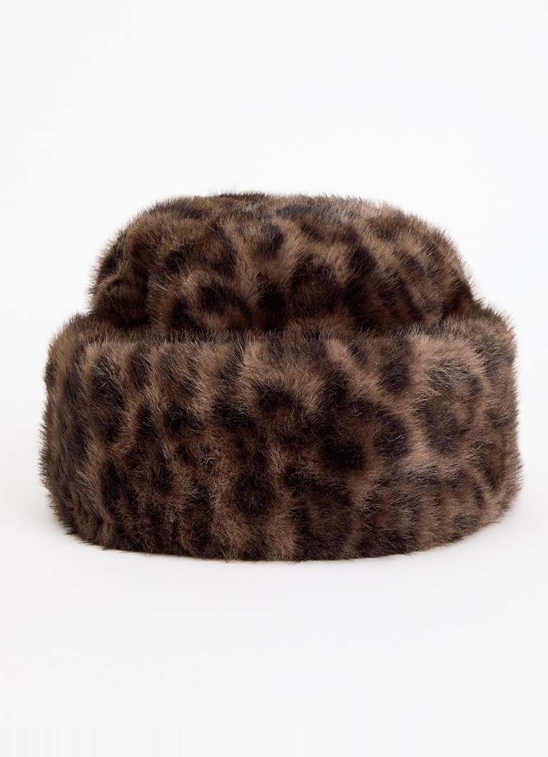 Barts Dames Cherrybush muts van imitatiebont in de kleur Lichtbruin, maat: ONE SIZE