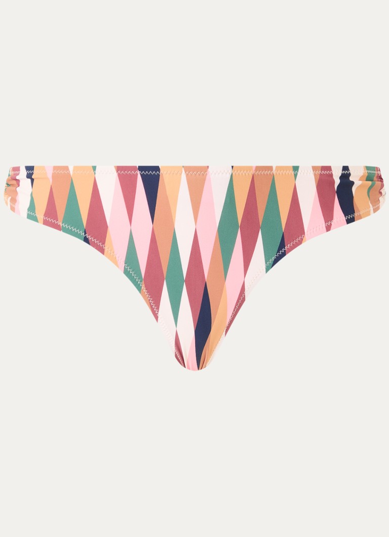 Barts Dames Abanov bikinislip met print in de kleur Oranje, maat: 40