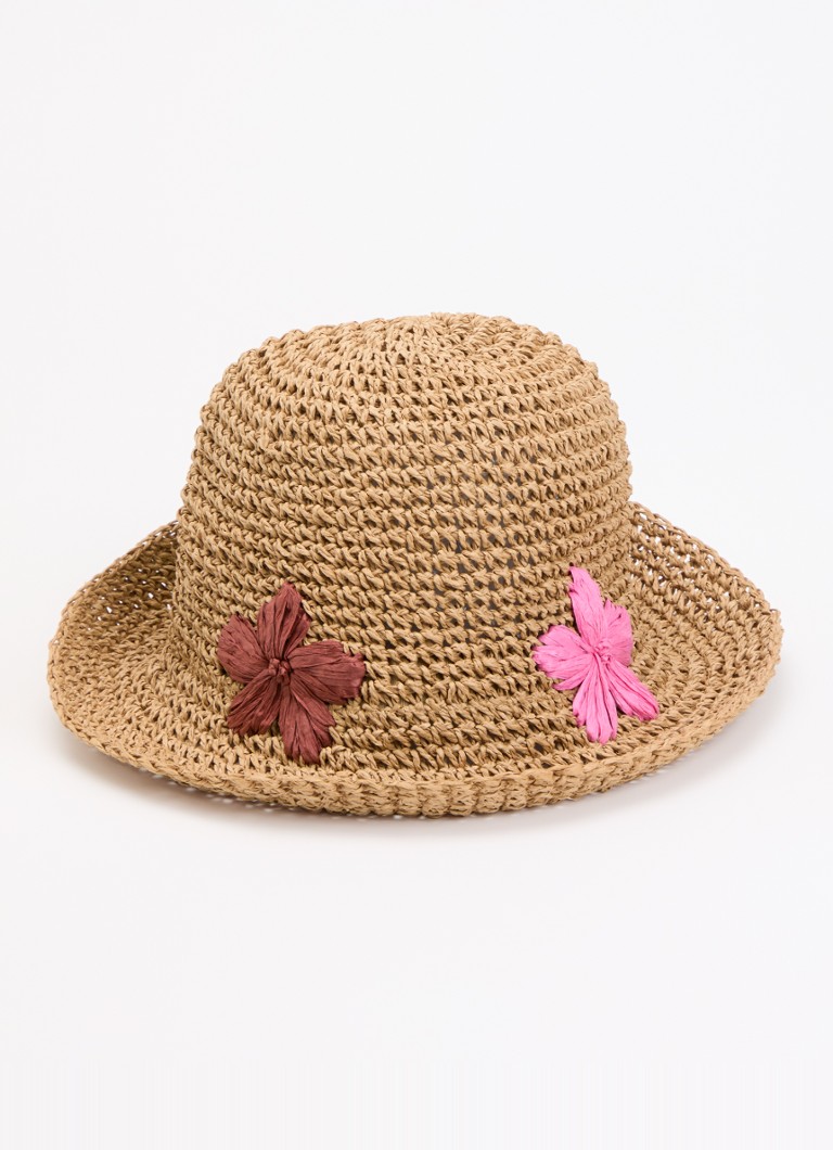 Barts Dames Darshy hoed van stro in de kleur Bruin, maat: ONE SIZE