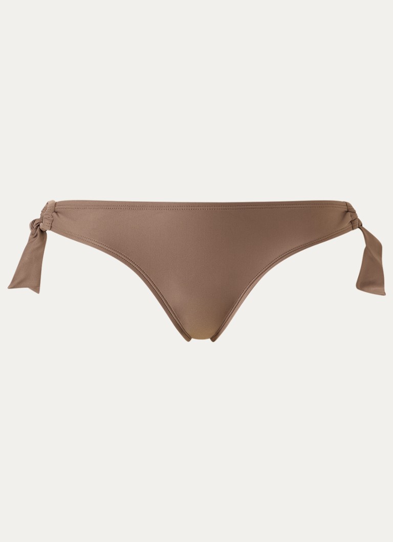 Barts Dames Kelli bikinislip met geknoopt detail in de kleur Lichtbruin, maat: 40