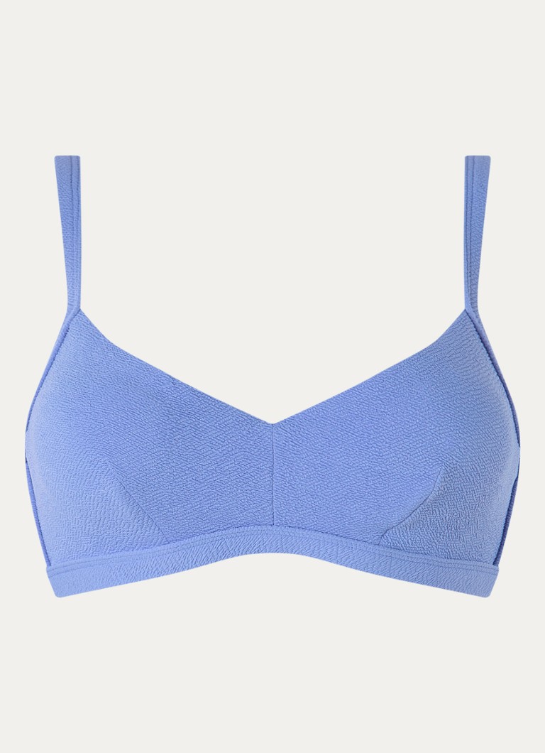 Barts Dames Saltoty triangel bikinitop met uitneembare vulling in de kleur Staalblauw, maat: 36