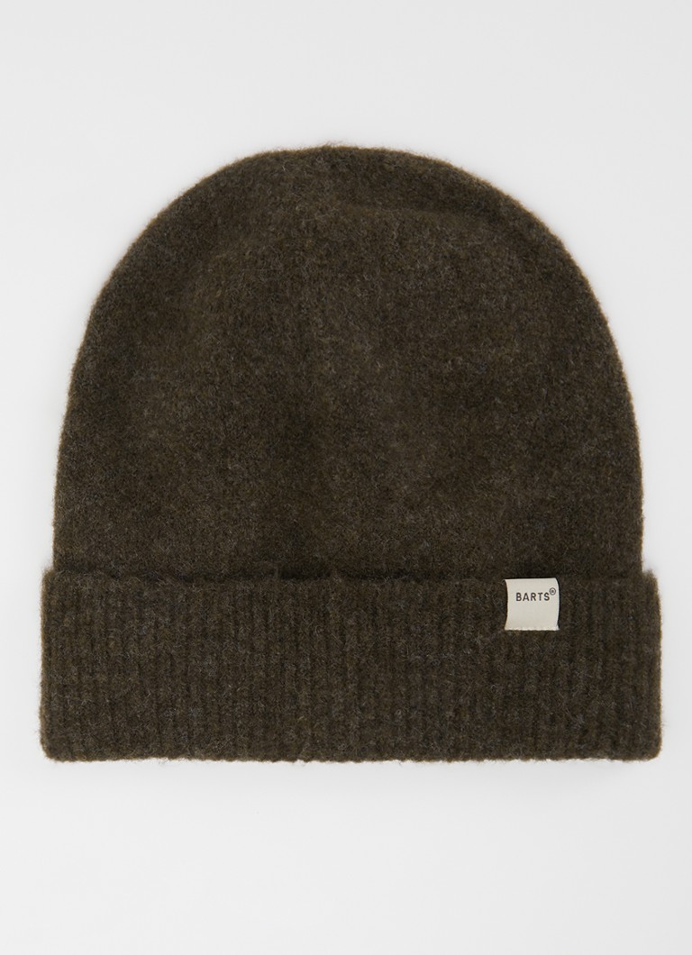 Barts Dames Fhearna muts in wolblend in de kleur Donkerbruin, maat: ONE SIZE