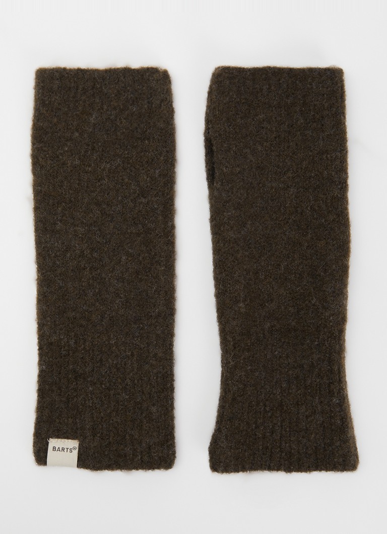 Barts Dames Fhearna handschoenen in wolblend in de kleur Donkerbruin, maat: ONE SIZE