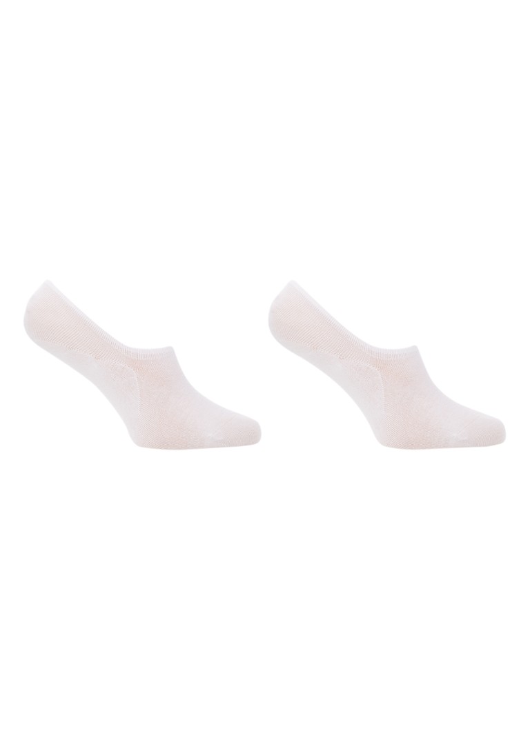 Tommy Hilfiger Heren Sneakersokken in uni in 2-pack in de kleur Wit, maat: 43/46