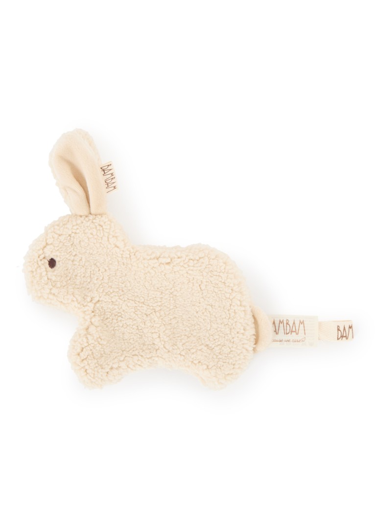 BamBam Meisjes Konijn speendoekje van teddy in de kleur Beige, maat: 14 CM