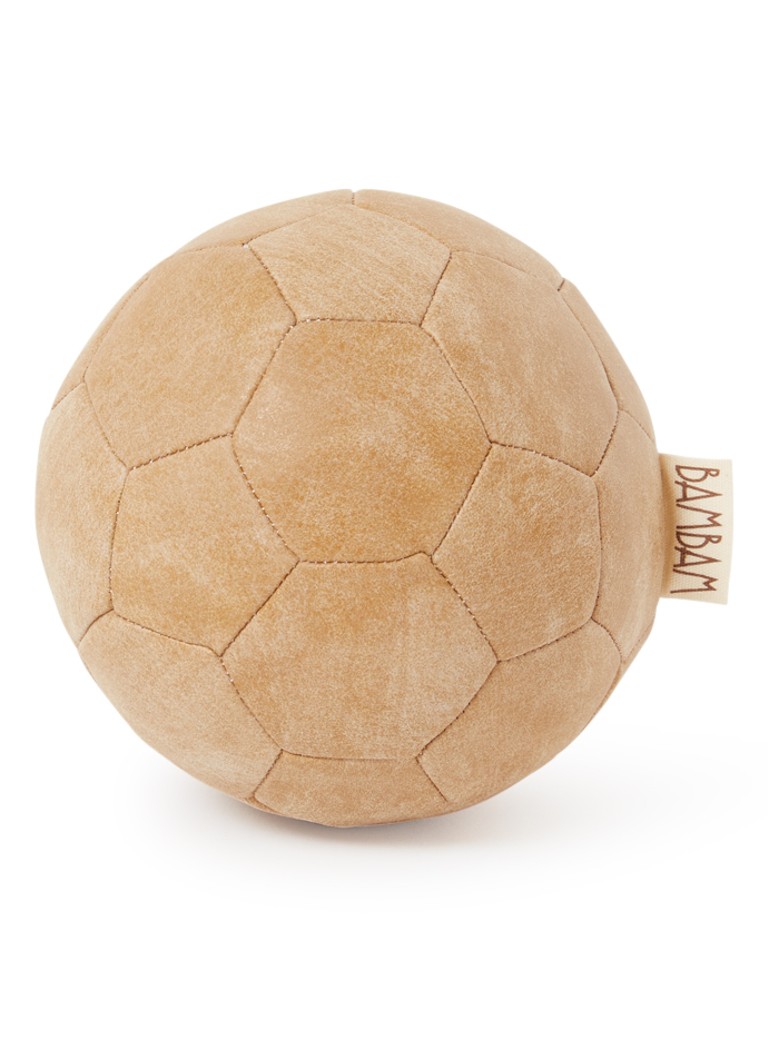BamBam Jongens Vintage voetbal 11 cm in de kleur Camel, maat: 11 CM Ø